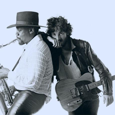 Bruce Springsteen en Clarence Clemons